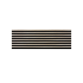 Wooden wall panel 2700 x 400mm (Black - Sonoma oak)